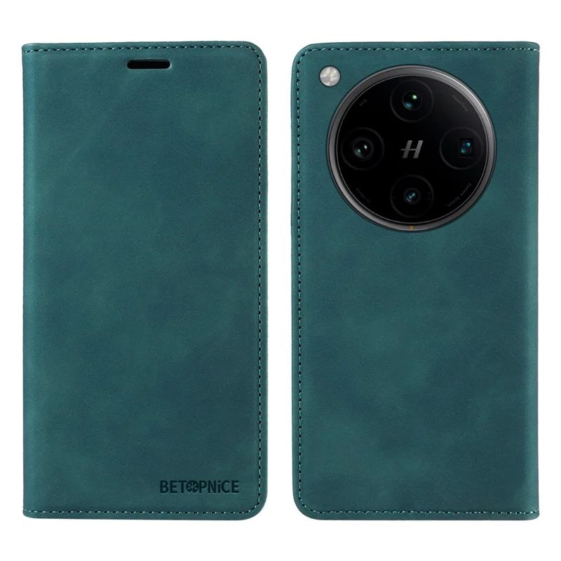 BETOPNICE 003 til Oppo Find X8 Pro 5G tegnebogstaske i læder med stå - Grøn