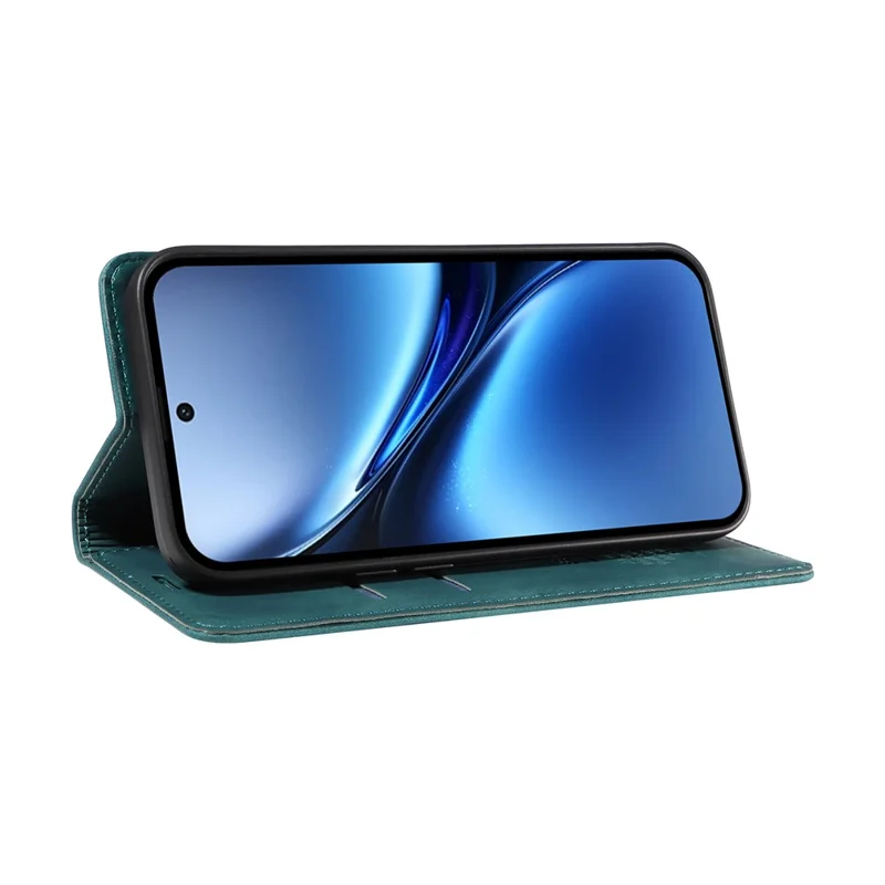 BETOPNICE 003 Funda de piel con soporte para vivo X200 5G - Verde