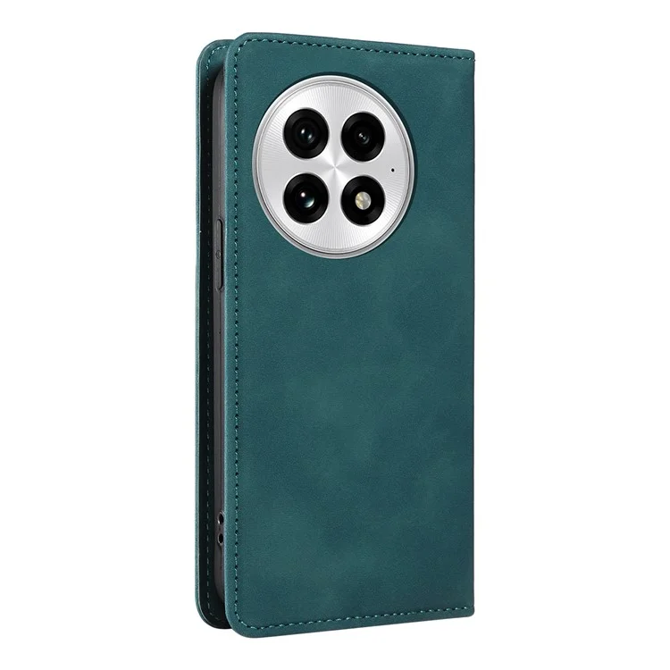 BETOPNICE 003 Funda de billetera de cuero para OnePlus 13 con soporte - Verde