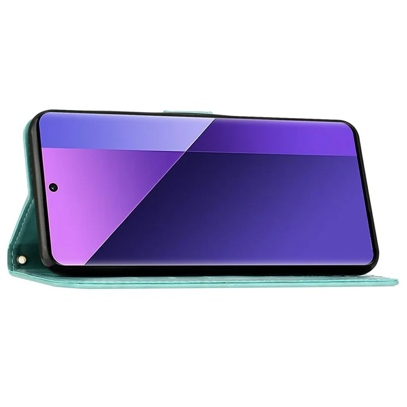 For Sharp Aquos Sense 9 Case PU Leather Phone Wallet Cover with Strap - Baby Blue