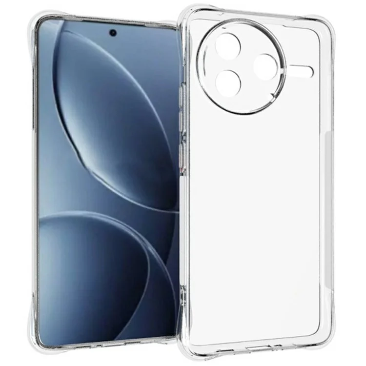 Für Xiaomi Redmi K80 5G TPU Handyhülle rutschfest transparente Handyhülle