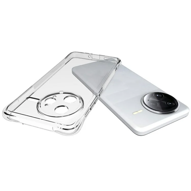 Funda de teléfono TPU transparente antideslizante para Xiaomi Redmi K80 Pro 5G