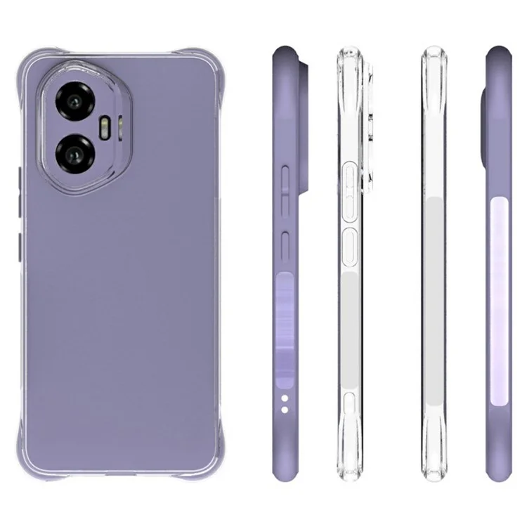 Оптовая закупка чехла для телефона For Honor 300 Clear, нескользящий, противоударный TPU-чехол на заднюю панель.