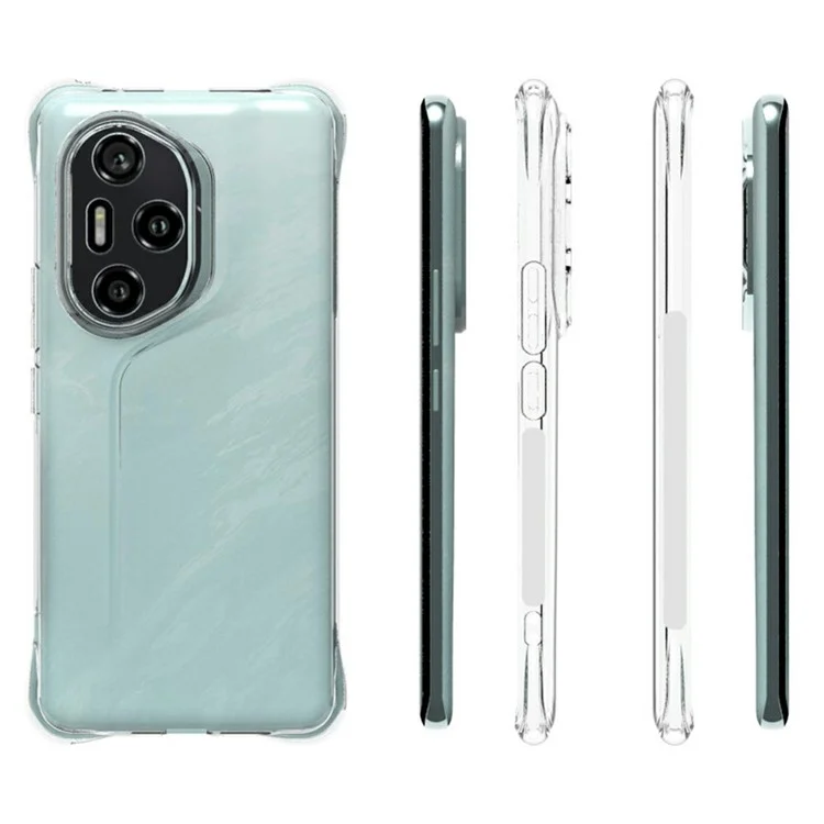 Carcasa de teléfono Para Honor 300 Pro de TPU antideslizante y transparente