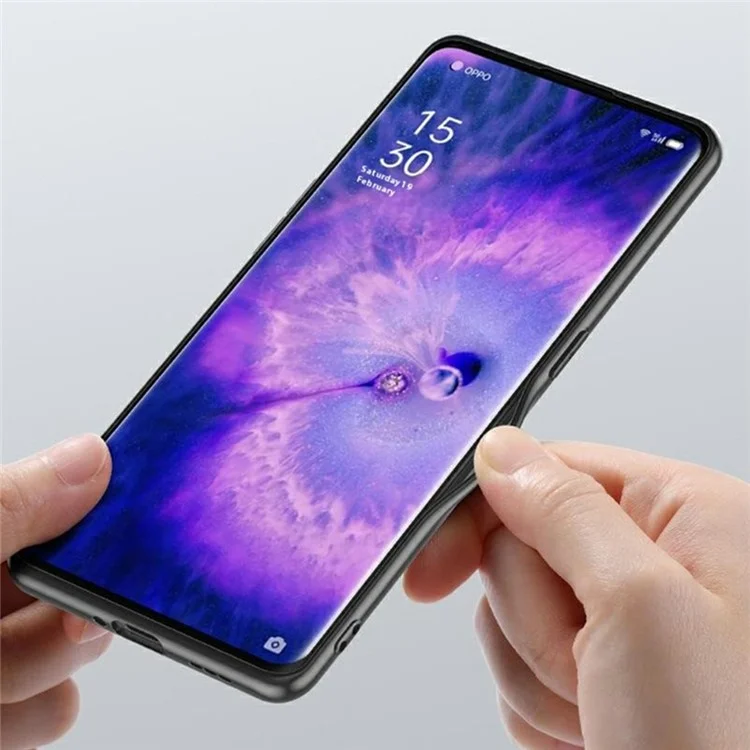 Coque pour Samsung Galaxy A36 5G, texture en suède, TPU + PU, housse arrière de téléphone - Gris