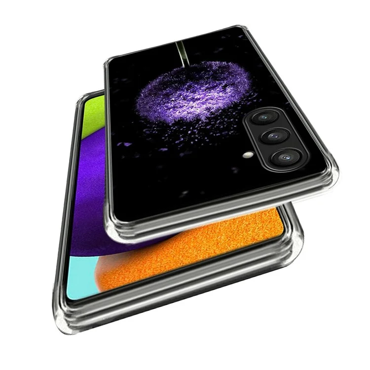 Capa de telefone para Samsung Galaxy A26 5G, impressão de padrão, tampa traseira de TPU macio - Dente-de-leão
