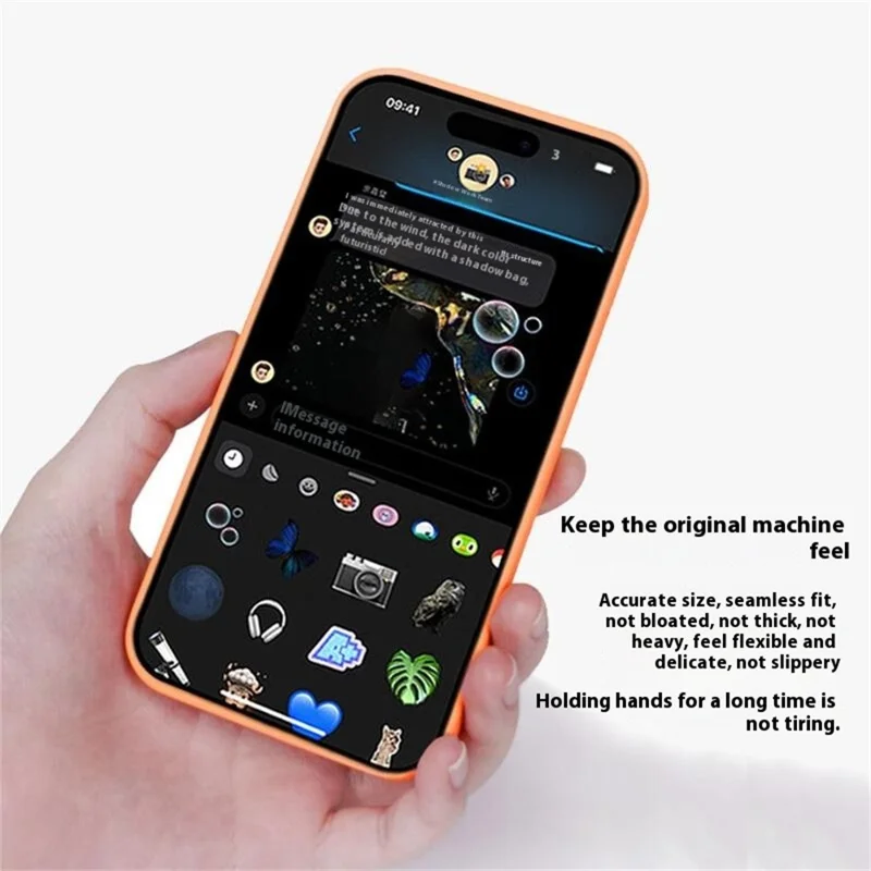 For iPhone 15 Pro Max Compatible with MagSafe Liquid Silicone Phone Back Cover (No Logo) - Mint Green