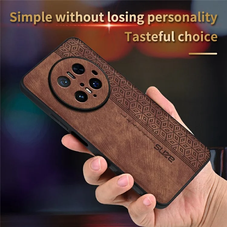 Funda para Huawei Mate 70 Pro de AZNS, de cuero PU con protección y carcasa de TPU - Marrón