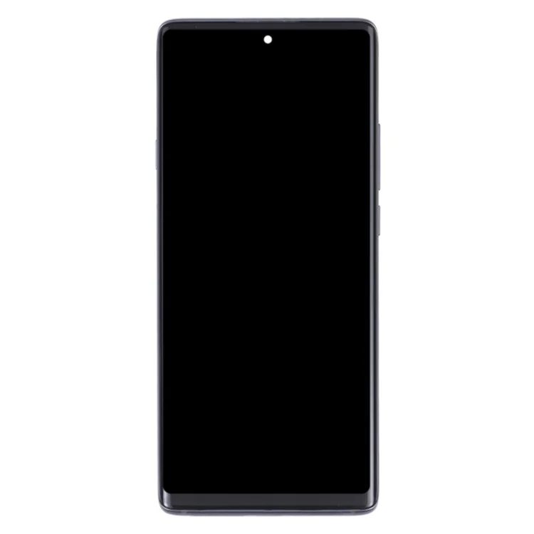 Для TCL 20 Pro 5G T810H OEM класса S AMOLED экран и сборка цифрового блока + рамка (без логотипа) - Черный