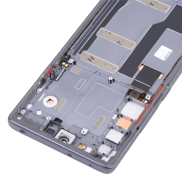 Для TCL 20 Pro 5G T810H OEM класса S AMOLED экран и сборка цифрового блока + рамка (без логотипа) - Черный
