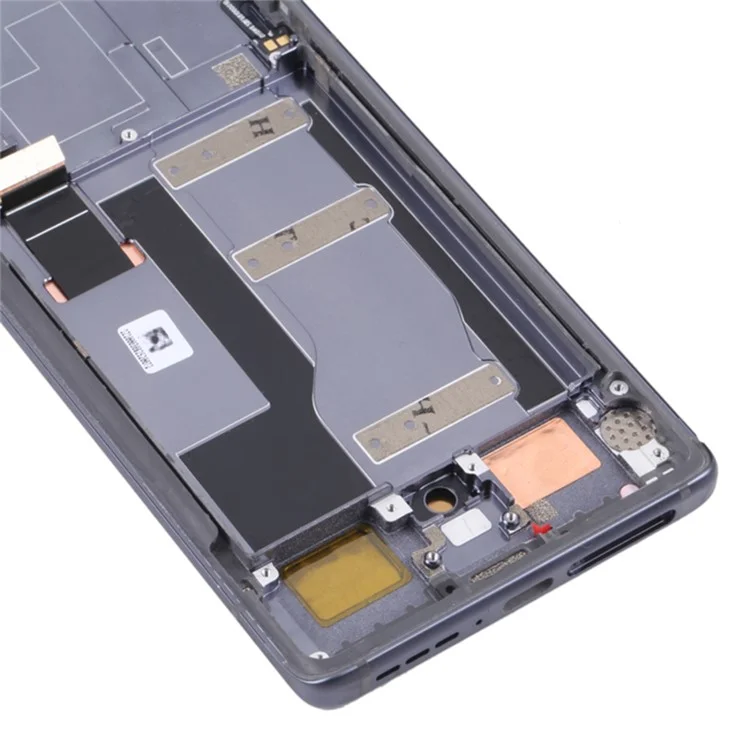 Для TCL 20 Pro 5G T810H OEM класса S AMOLED экран и сборка цифрового блока + рамка (без логотипа) - Черный