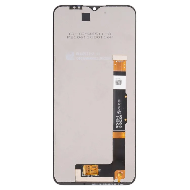 Para TCL 30 SE / 30E Peça de substituição do conjunto de tela LCD e digitalizador Grau C (sem logotipo)