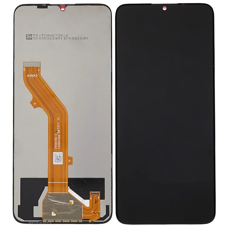 Peça de substituição da tela LCD e conjunto do digitalizador de Grau C para TCL 40 SE (sem logotipo)