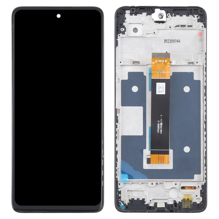Per TCL 50 SE OEM Grade S LCD Screen e Digitizer Assembly + Cornice (Senza Logo)