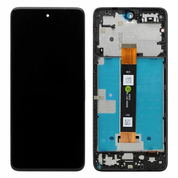 Pantalla LCD y conjunto digitalizador OEM de grado S para TCL 50 XE 5G + marco (sin logotipo)