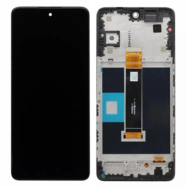 For TCL 50 XL 5G / 50 XL Nxtpaper 5G OEM Grade S LCD Screen and Digitizer Assembly + Frame (Without Logo)