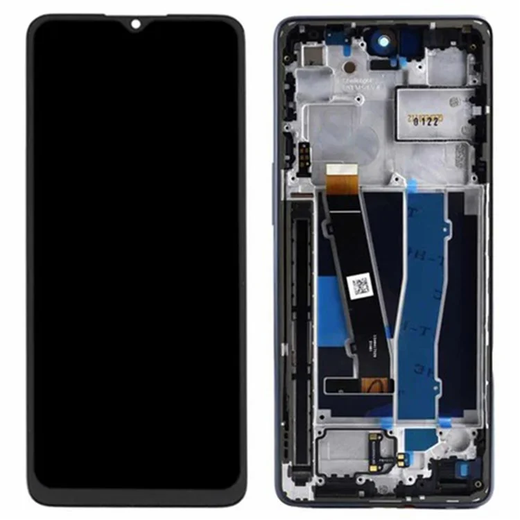 Para TCL Stylus 5G T779W Tela LCD OEM Grade S e Conjunto de Digitalizador + Estrutura (Sem Logotipo)
