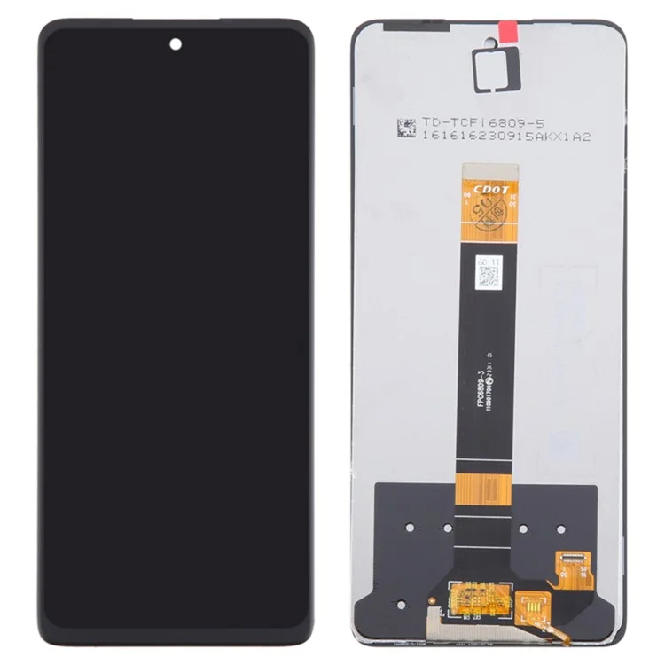 Para TCL 50 SE Peça de reposição do conjunto de tela LCD e digitalizador Grau C (sem logotipo)
