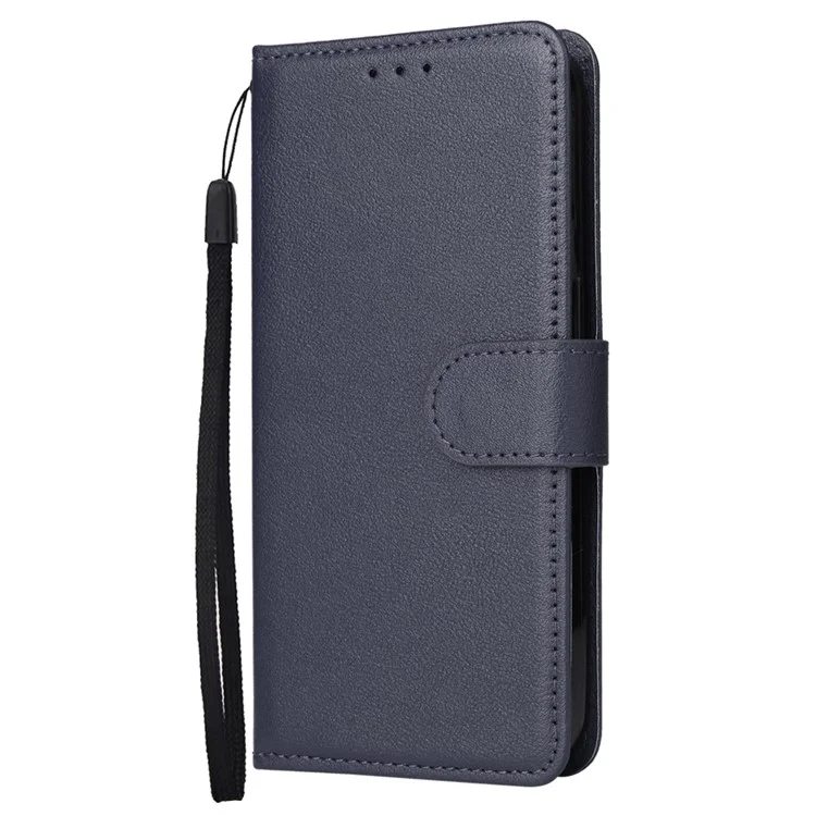 Custodia portafoglio per Oppo A3 4G / 5G / A3x 4G / 5G (India) / A60 5G / A40 4G in pelle PU - Blu