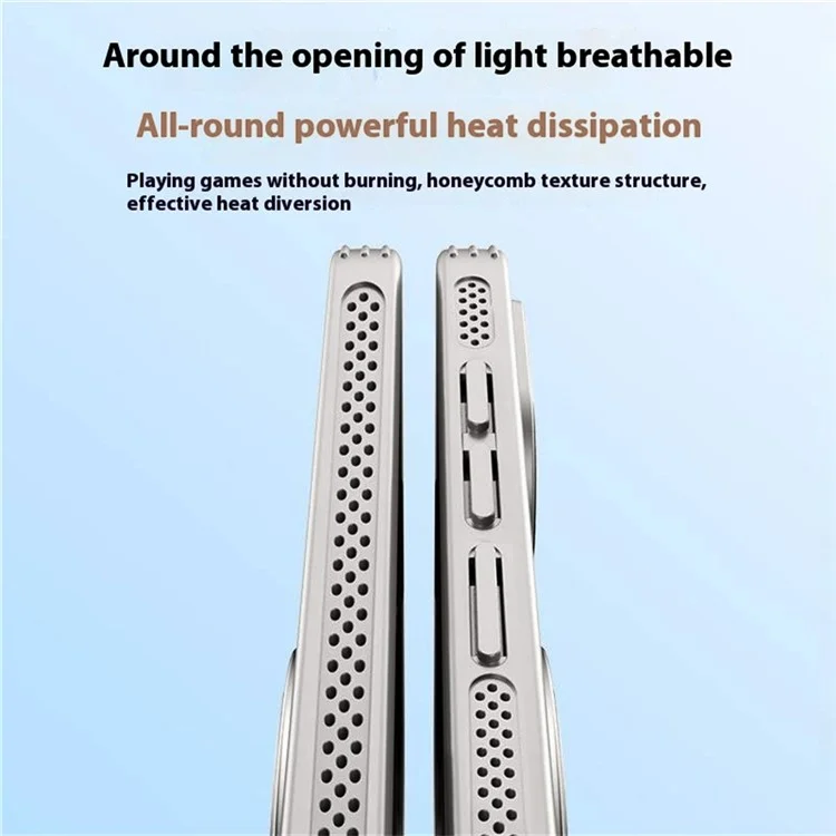 Étui pour Xiaomi 14 Compatible avec MagSafe Support Béquille TPU PC Dissipation Thermique Coque de Téléphone - Gris