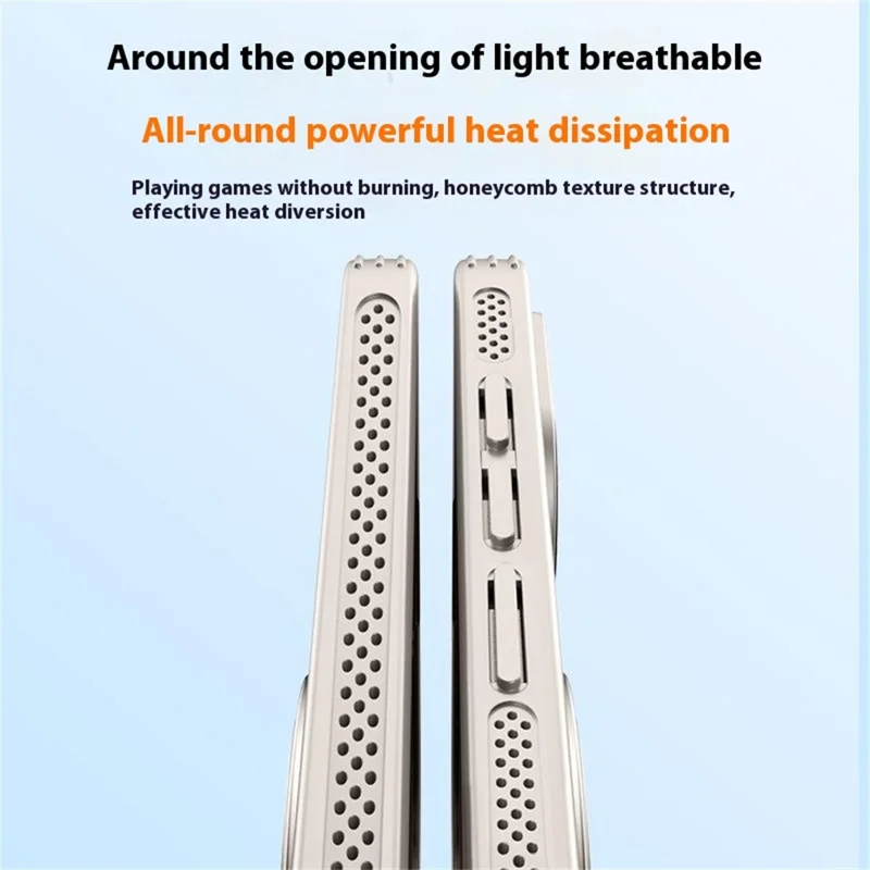 For Xiaomi 14 Magnetic Case Kickstand TPU PC Heat Dissipation Phone Cover - Blue