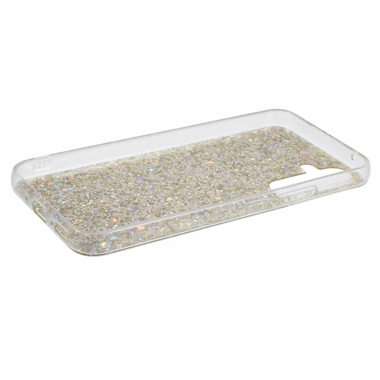 Coque de téléphone en TPU souple anti-choc et scintillante pour Samsung Galaxy A36 5G - Or