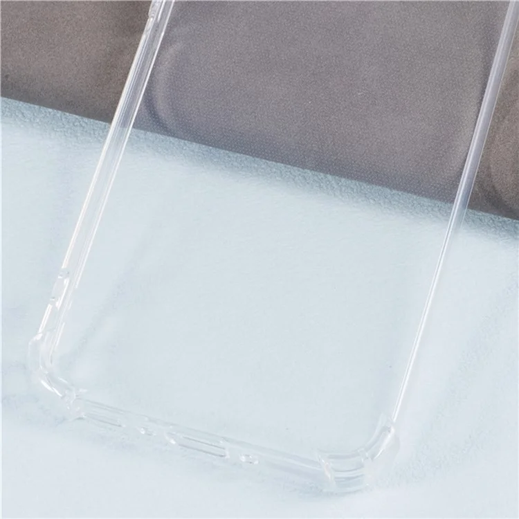 Capa para telefone Samsung Galaxy A56 5G, reforçada nos quatro cantos, anti-queda, em TPU transparente.