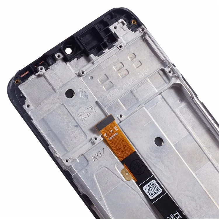 Para TECNO Spark 8P KG7H, KG7 Grado C Ensamblaje de pantalla LCD y digitalizador + Parte del marco (sin logotipo)