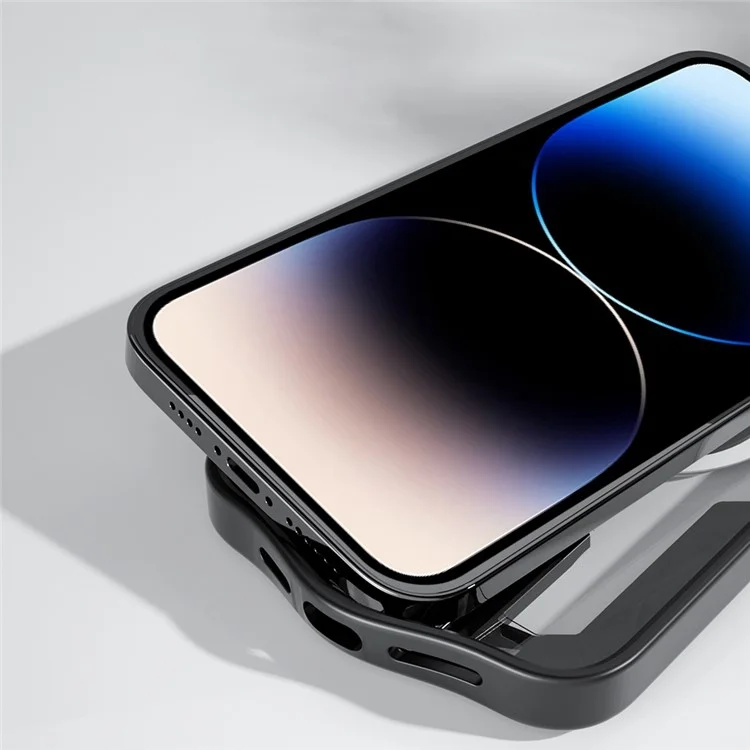 Anti-fall-telefonhülle Für Iphone 14 Pro Schockdicht Slim Case TPU Hard Pc-telefonabdeckung Mit Kickstand