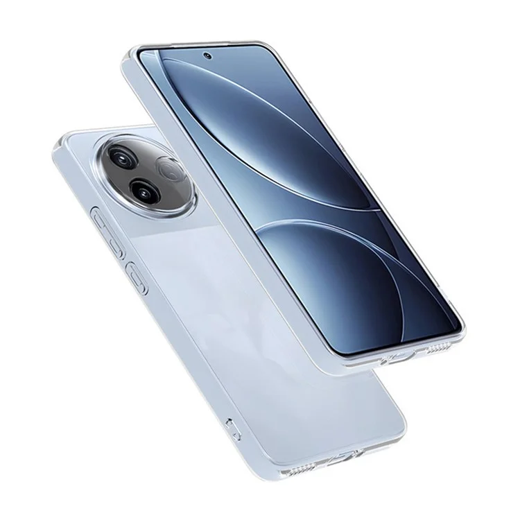 Прозрачный чехол для телефона Xiaomi Redmi K80 5G, ультратонкий и гибкий TPU-чехол на заднюю панель