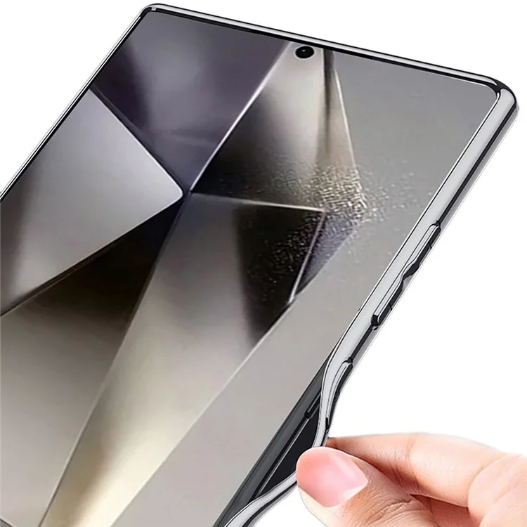 Чехол для Samsung Galaxy S25 Ultra от GKK, текстурированный гибридный ультратонкий и тонкий задний корпус из искусственной кожи - текстура под углеродное волокно.