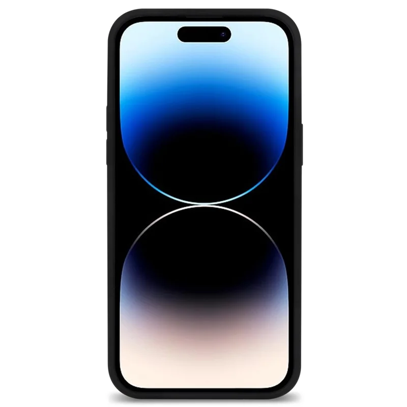 Compra em Grandes Quantidades para Capa do iPhone 15 Pro Max Compatível com MagSafe Revestimento de Fibra Capa Traseira de Silicone do Telefone - Preto