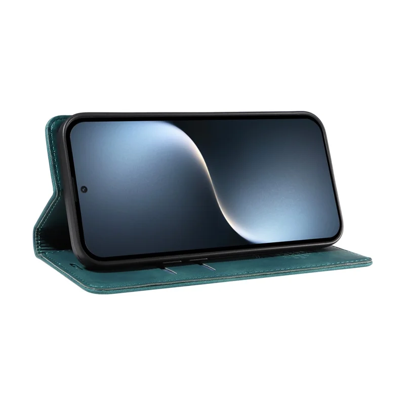BETOPNICE 003 For Honor Magic7 5G Ledergeldbörsenhandyhülle mit Ständer - Grün