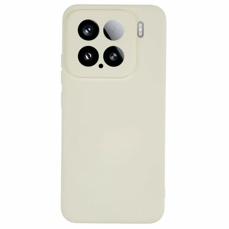 Funda de teléfono WANLONFENG RB2 Series para Xiaomi 15, de TPU suave con protector de pantalla - Blanco