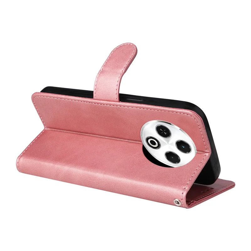 For TECNO Spark 30 4G Case Wallet PU Leather Folio Flip Phone Cover - Pink