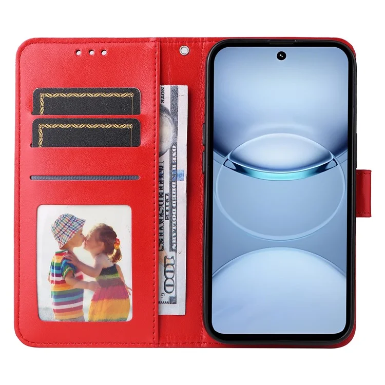 For TECNO Spark 30 5G / Pova 6 Neo 5G Case Sunflower Imprint Leather Wallet Phone Cover - Red