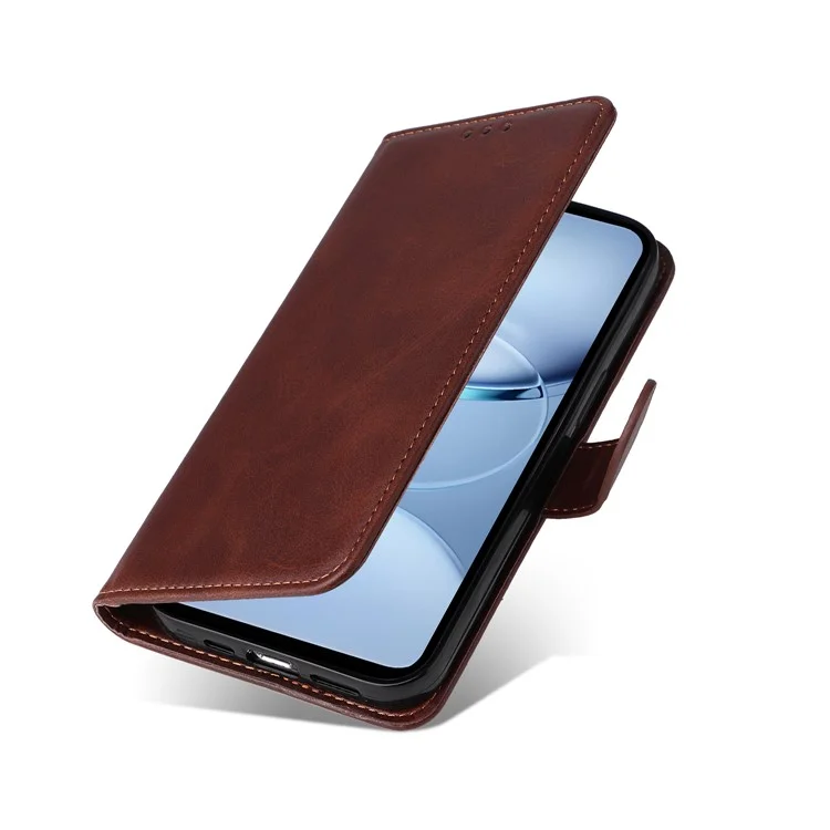 Für TECNO Spark 30 5G / Pova 6 Neo 5G Hülle Geldbörse PU-Leder Folio Flip Handyhülle - Braun