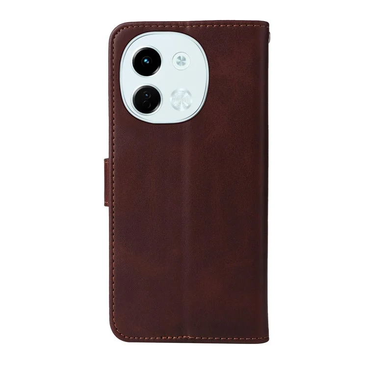 Für TECNO Spark 30 5G / Pova 6 Neo 5G Hülle Geldbörse PU-Leder Folio Flip Handyhülle - Braun
