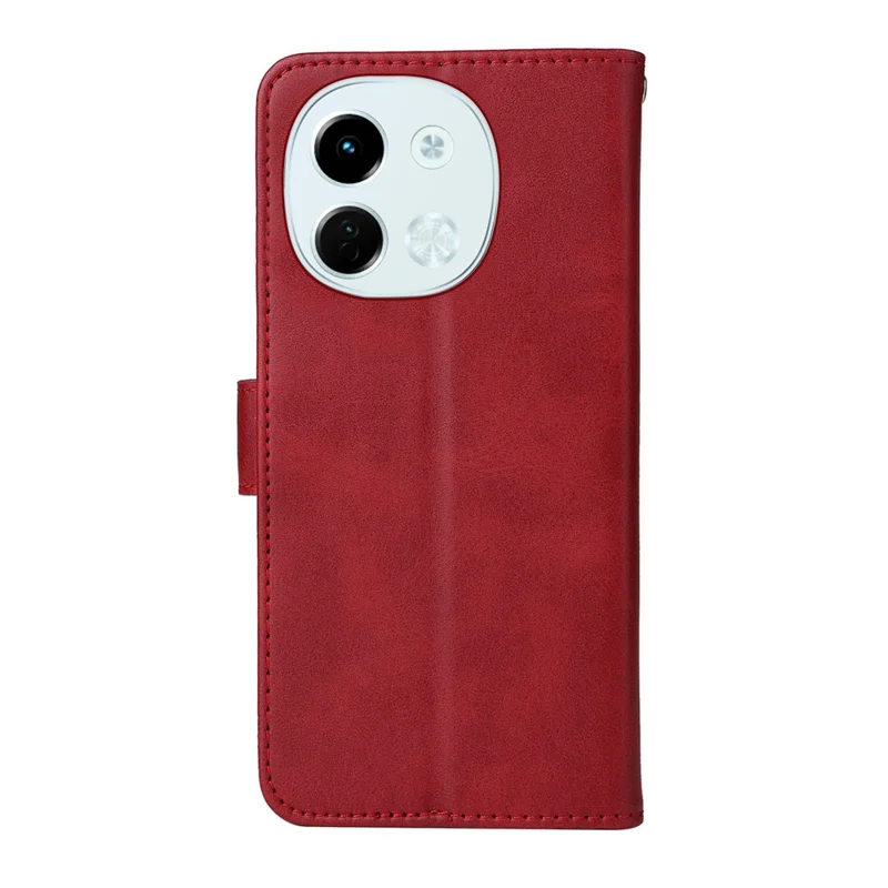 For TECNO Spark 30 5G / Pova 6 Neo 5G Case Wallet PU Leather Folio Flip Phone Cover - Red