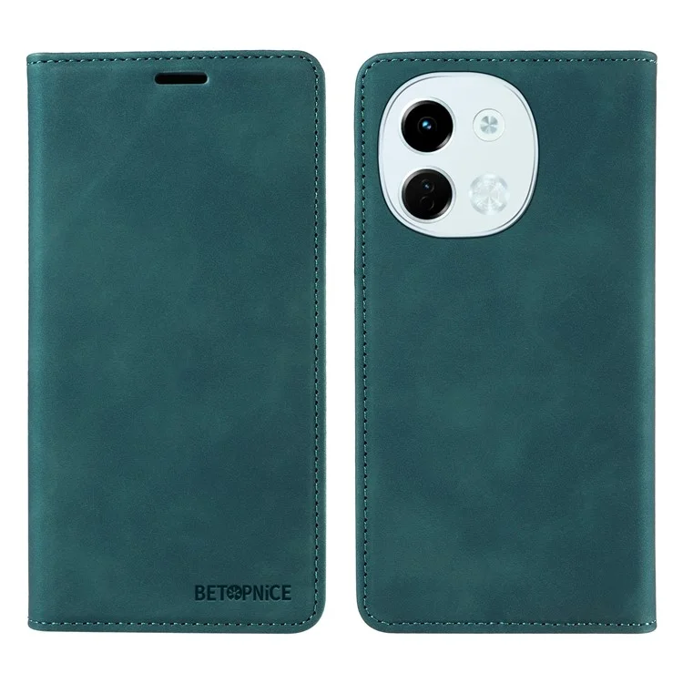 BETOPNICE 003 For TECNO Spark 30 5G / Pova 6 Neo 5G Wallet Case Leather Phone Cover with Stand - Green