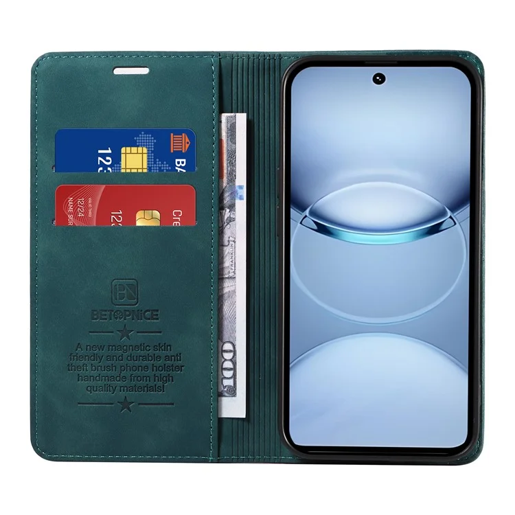 BETOPNICE 003 For TECNO Spark 30 5G / Pova 6 Neo 5G Wallet Case Leather Phone Cover with Stand - Green