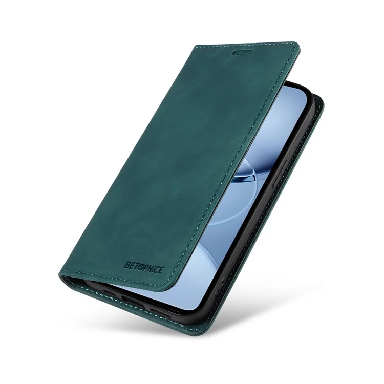 BETOPNICE 003 For TECNO Spark 30 5G / Pova 6 Neo 5G Wallet Case Leather Phone Cover with Stand - Green
