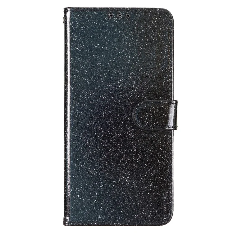 Für Ehre X5b Plus / X5b Brieftasche Hülle Glitzer Anti-Kratzer Leder Handyhülle mit Ständer - Schwarz