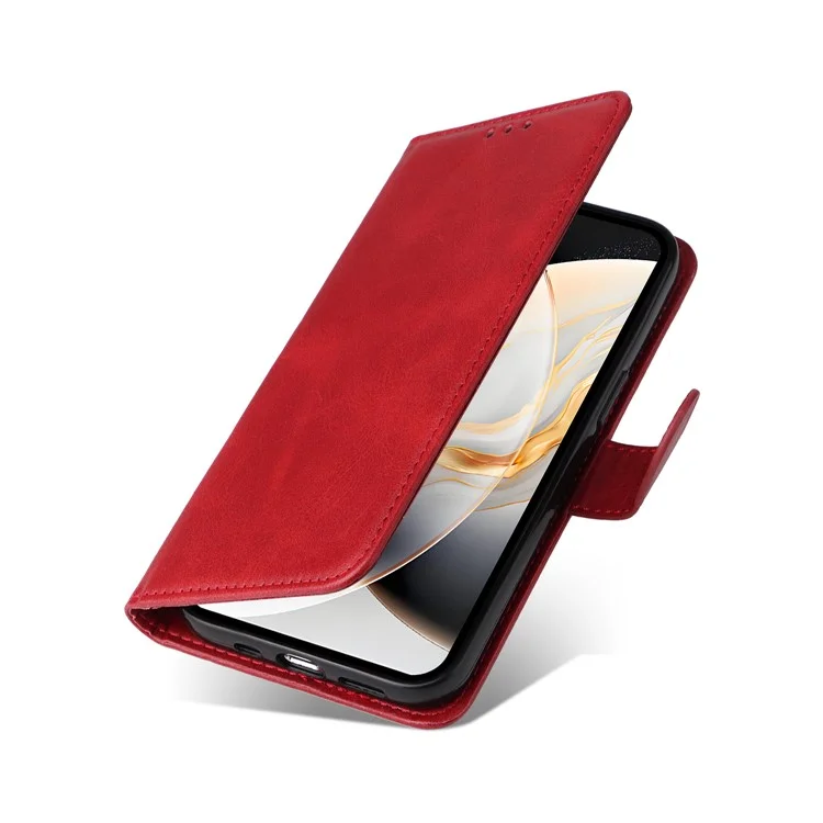 For TECNO Camon 30S Pro 4G / Camon 30S 4G Case Wallet PU Leather Folio Flip Phone Cover - Red