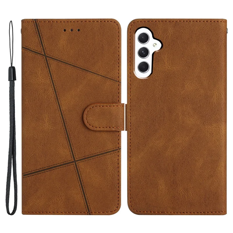 For Samsung Galaxy A17 5G / A17 4G / A26 5G Case Crazy Horse Texture PU Leather Wallet Stand Phone Cover - Brown