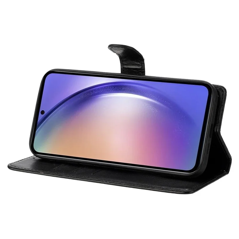 Funda de billetera para Xiaomi Redmi A4 5G con impresión de mariposa y floral, cubierta de cuero plegable - Negro