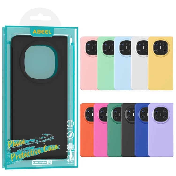For Huawei Mate X6 Case Skin-Touch Texture Hard PC Folding Phone Cover - Yellow