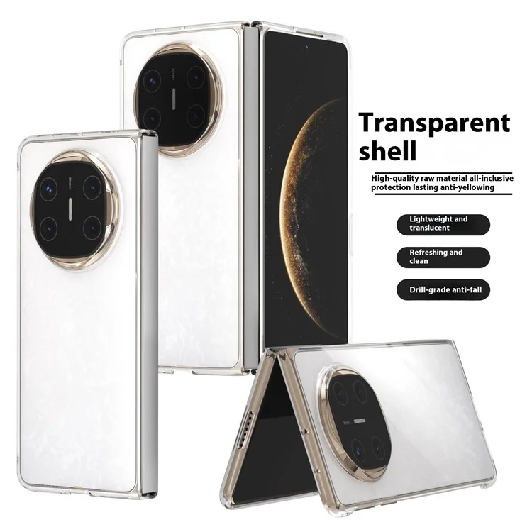For Huawei Mate X6 Clear Case Anti-Drop Hard PC Phone Cover