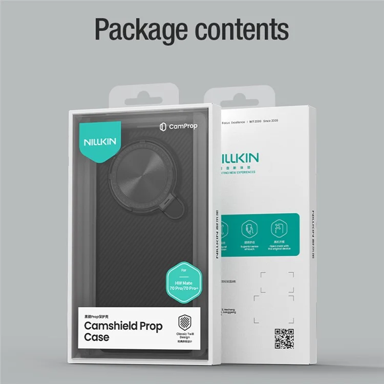 NILLKIN Camshield Prop Series para Huawei Mate 70 Pro+ / Funda Mate 70 Pro Slide Camera Protection PC + TPU