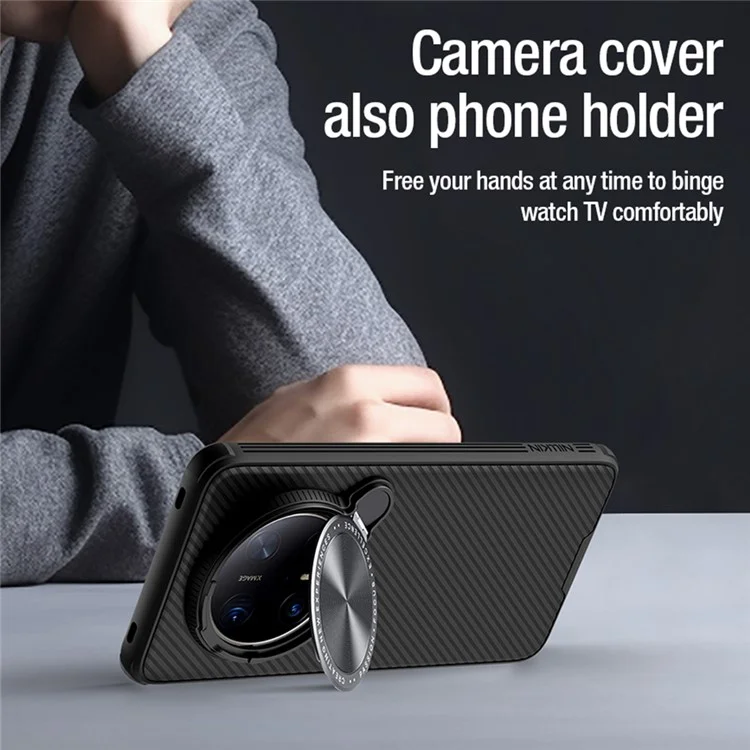 NILLKIN Camshield Prop Series para Huawei Mate 70 Pro+ / Funda Mate 70 Pro Slide Camera Protection PC + TPU